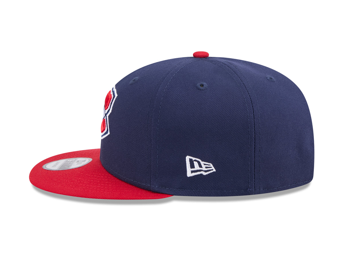 Casquette snapback basique New Era 9Fifty bicolore marine et rouge des Canadiens de Montréal (NHL)