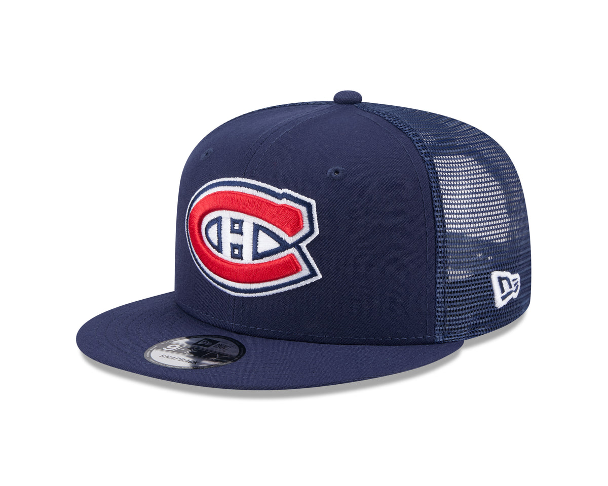 Montreal Canadiens NHL New Era Men's Navy 9Fifty Trucker Snapback