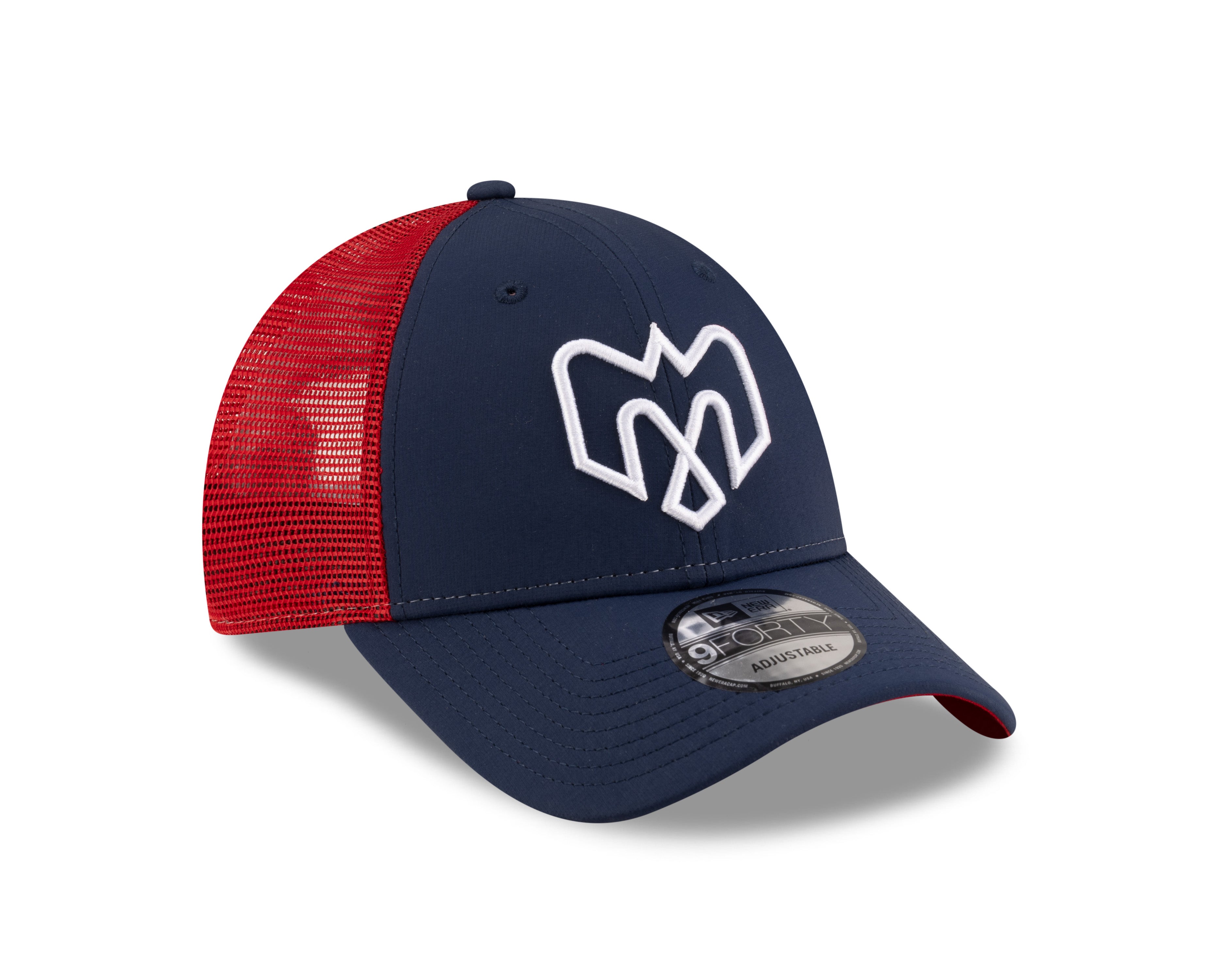 Montreal Alouettes CFL New Era Men's Navy 9Forty 2025 Sideline Trucker Adjustable Hat