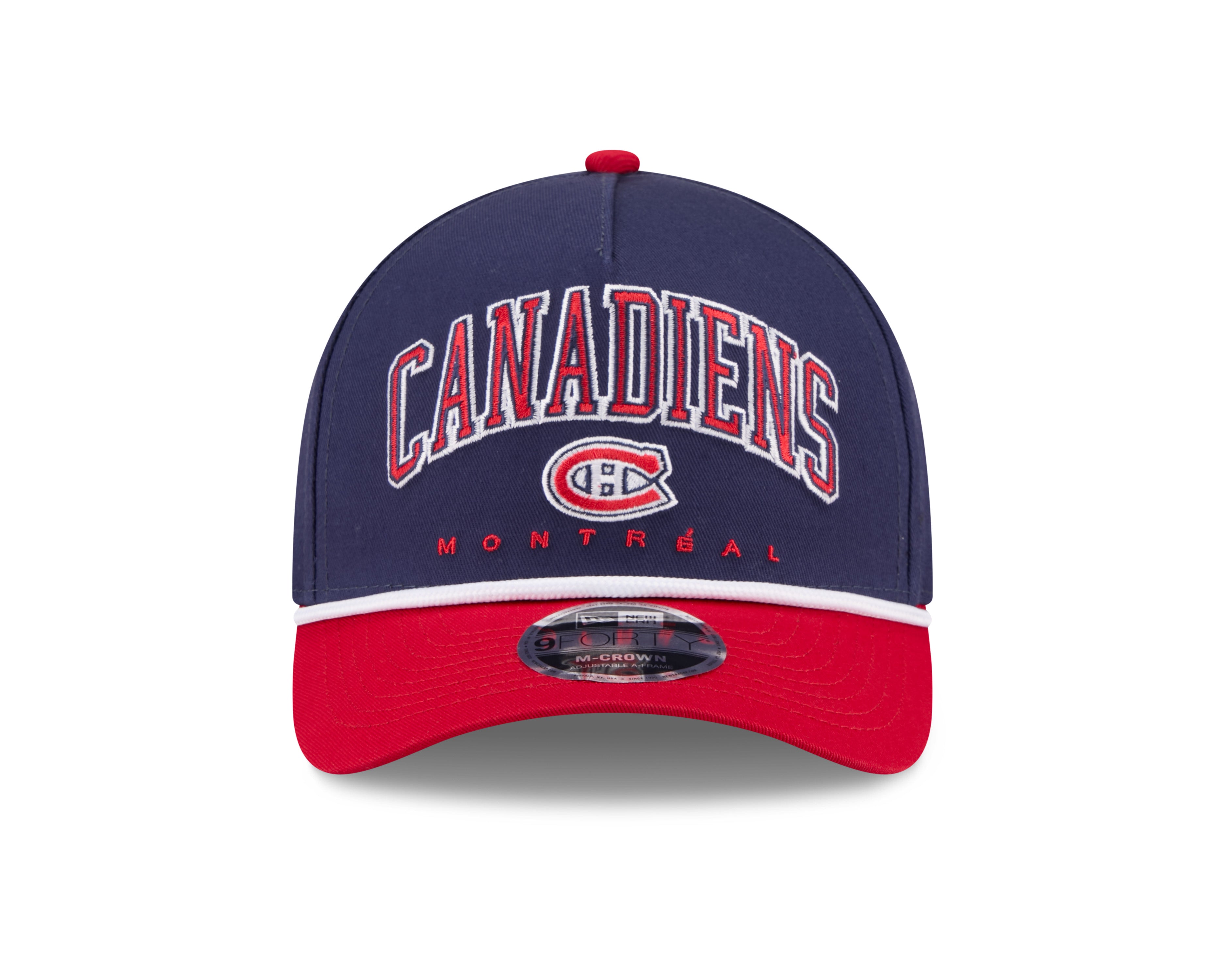 Montreal Canadiens NHL New Era Men's Royal Blue/Red 9FORTY M-Crown A-Frame Hat
