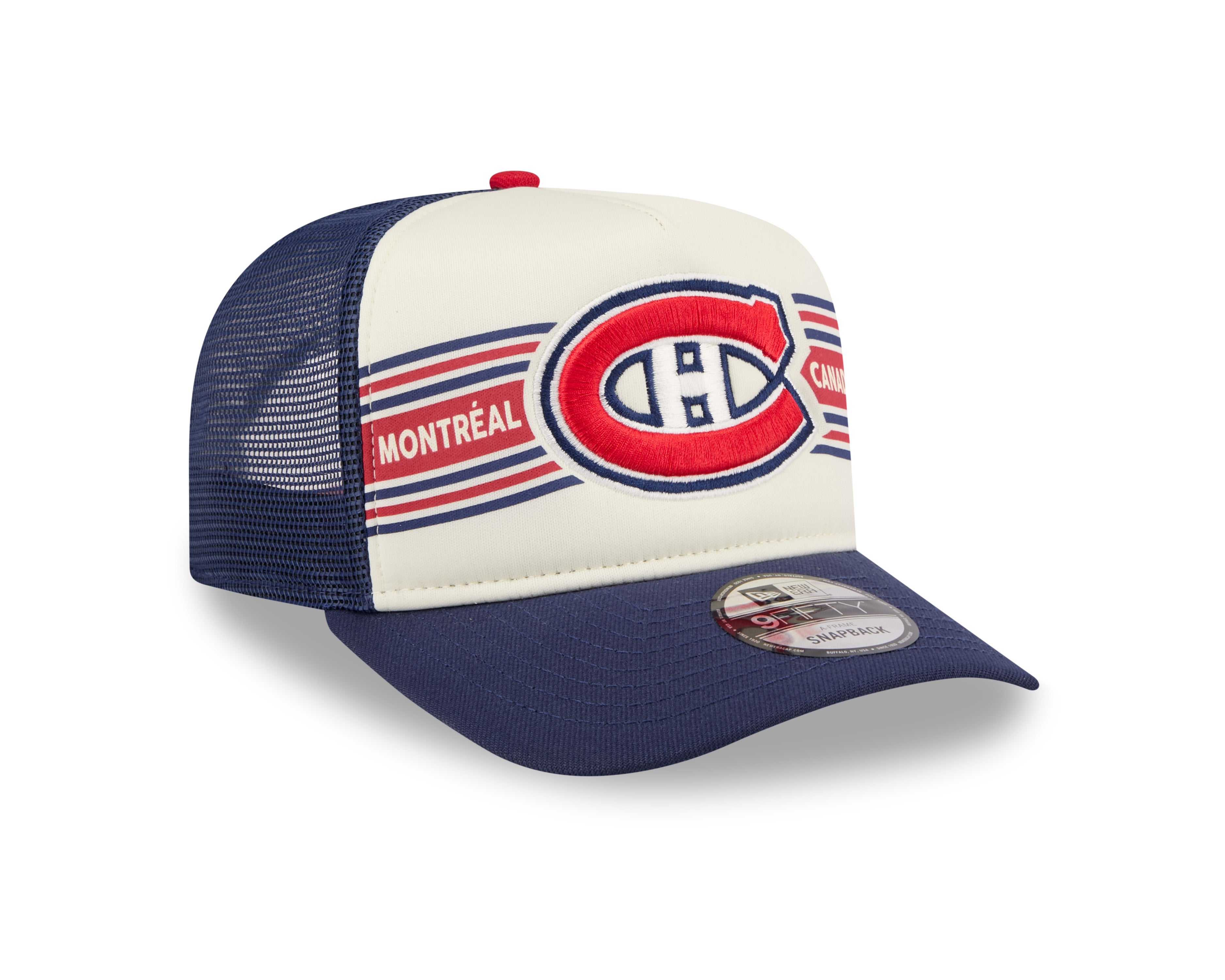 Montreal Canadiens NHL New Era Men's 9Fifty A-Frame Banner Trucker Snapback