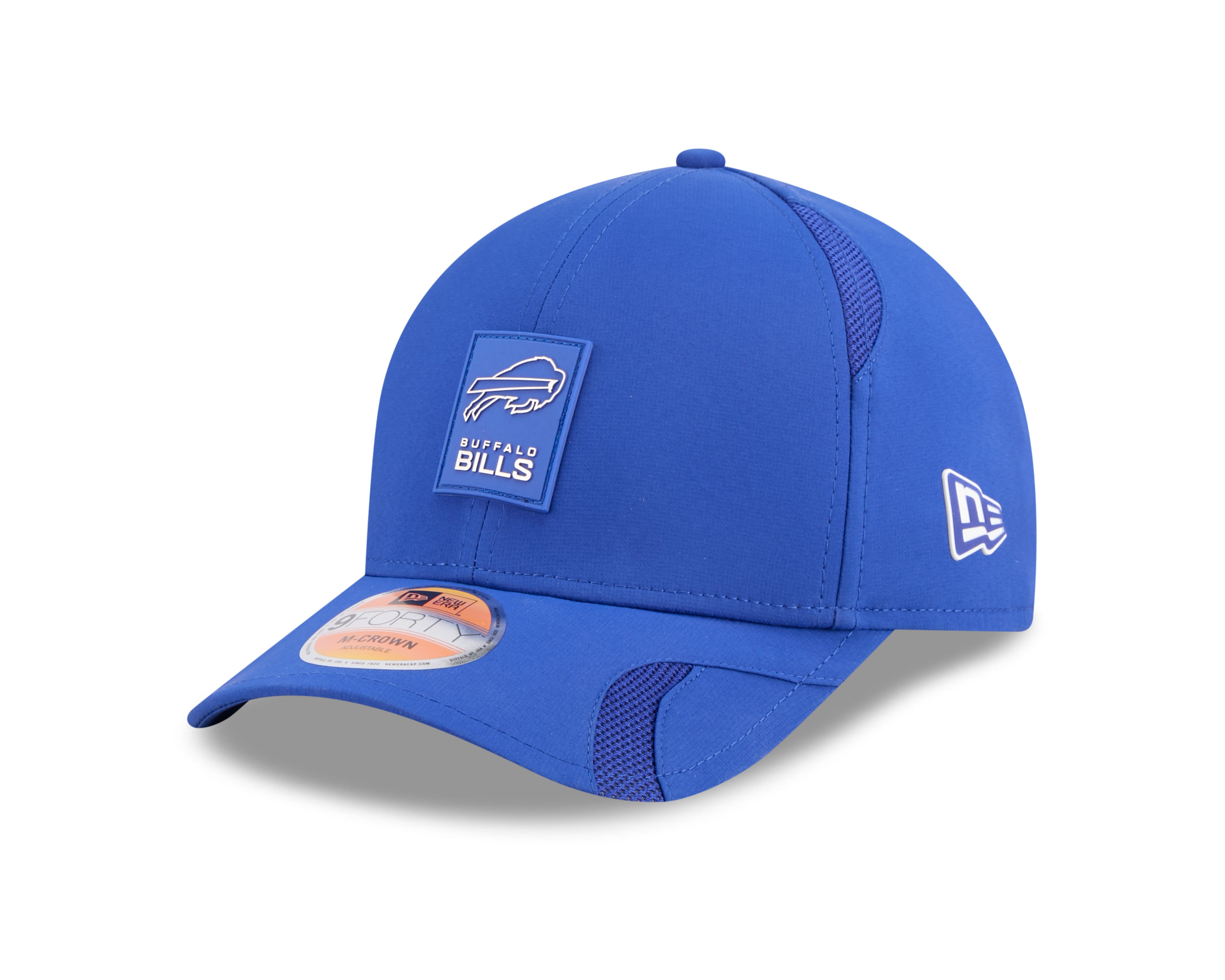 Buffalo Bills NFL New Era Men's Royal Blue 9Forty 2025 Sideline M-Crow