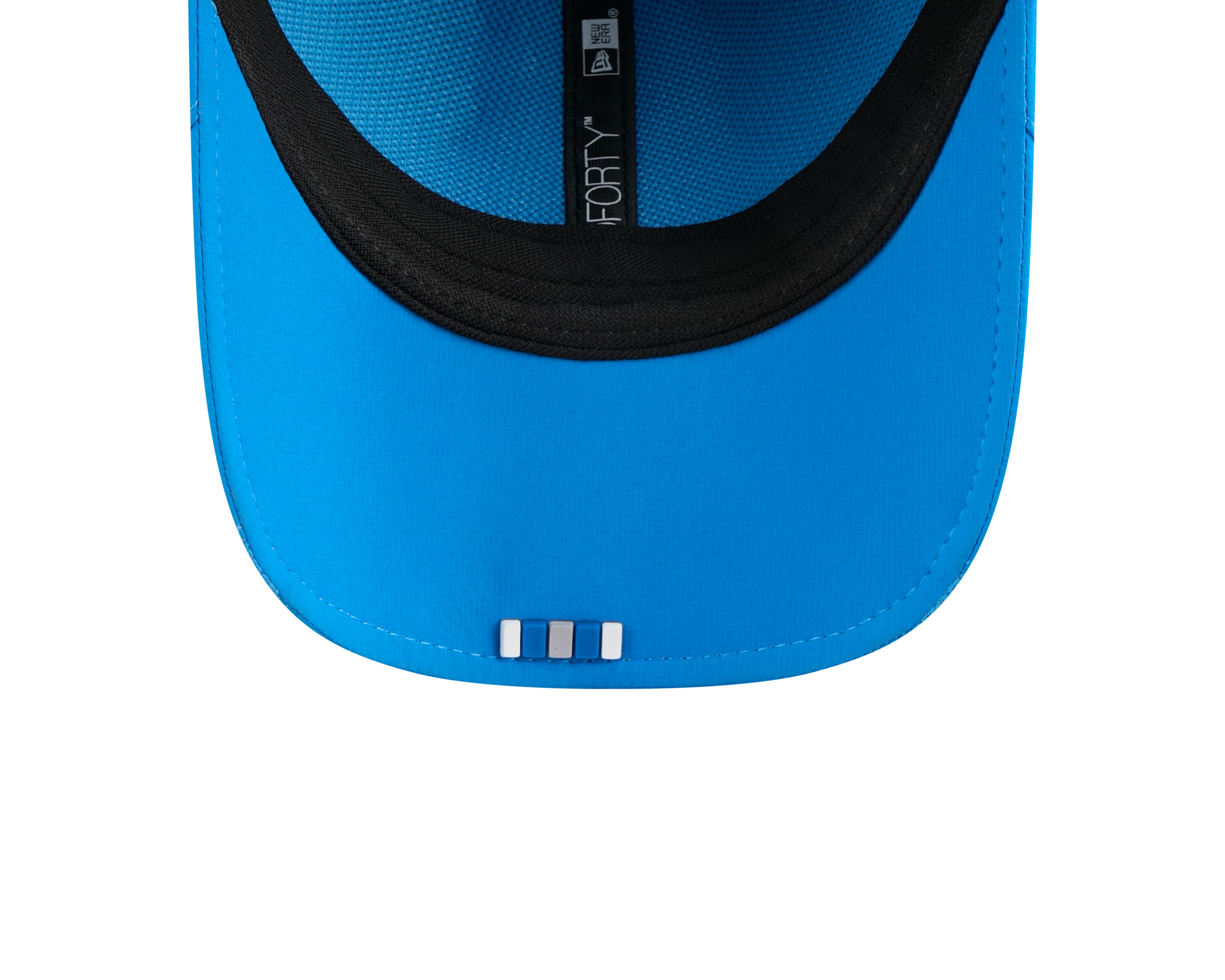 Casquette snapback NFL New Era 9Forty 2025 Sideline M-Crown bleu clair pour homme des Detroit Lions