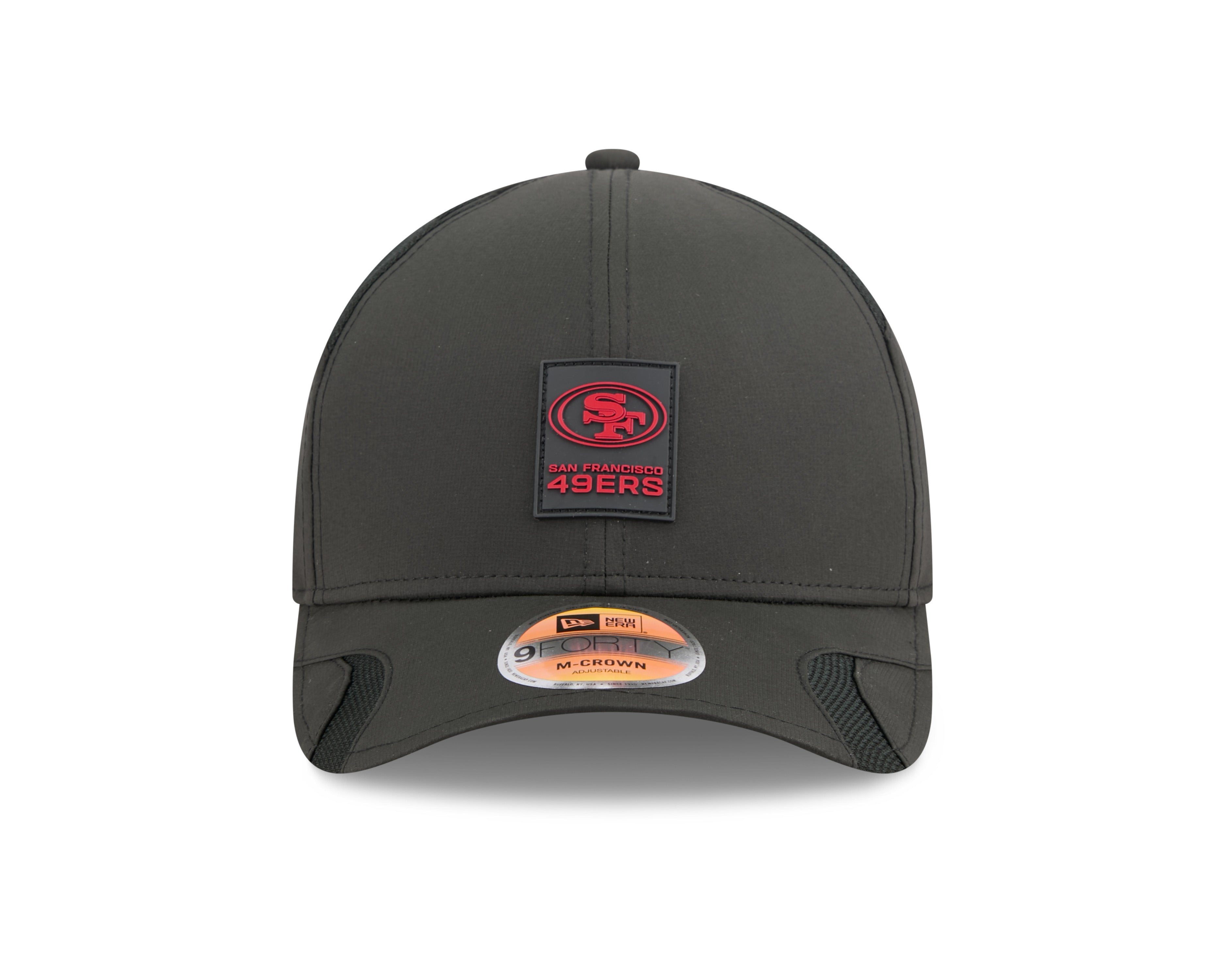 San Francisco 49ers NFL New Era Men's Black 9Forty 2025 Sideline M-Crown Snapback