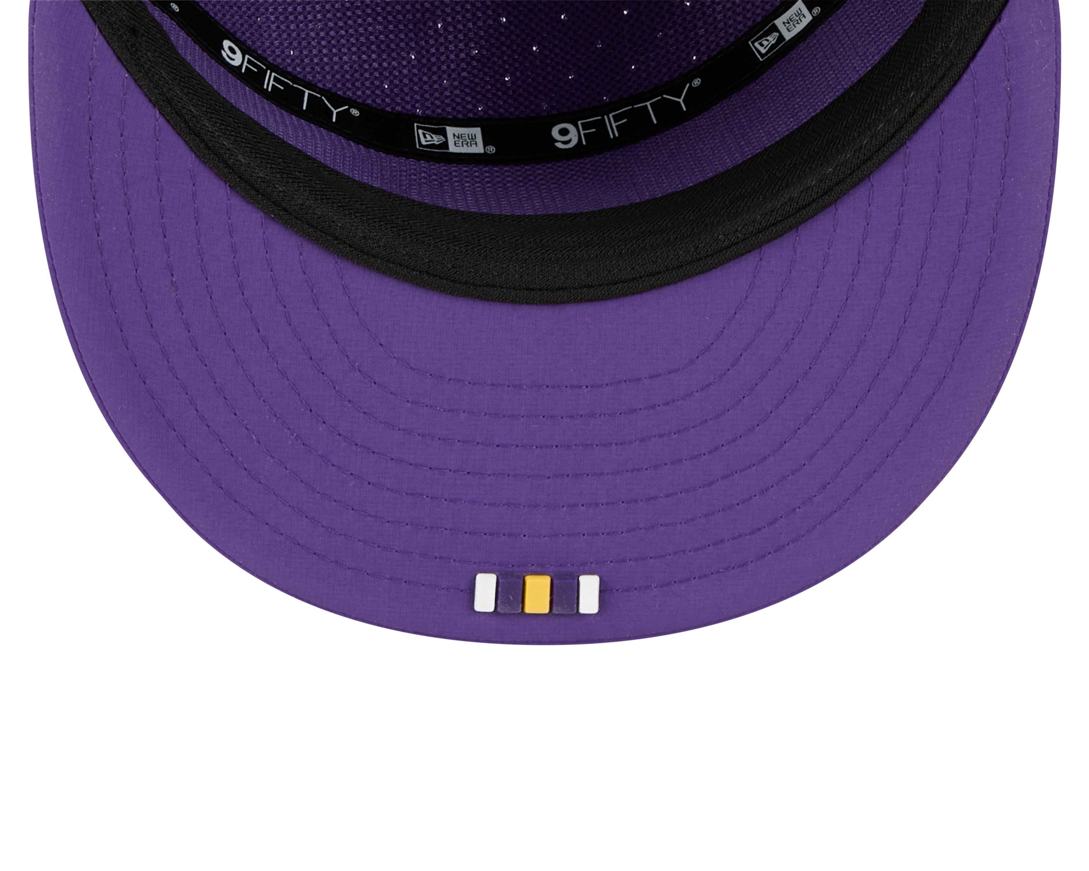 Minnesota Vikings NFL New Era Men's Purple 9Fifty 2025 Sideline Hot Weather Split Panel Snapback