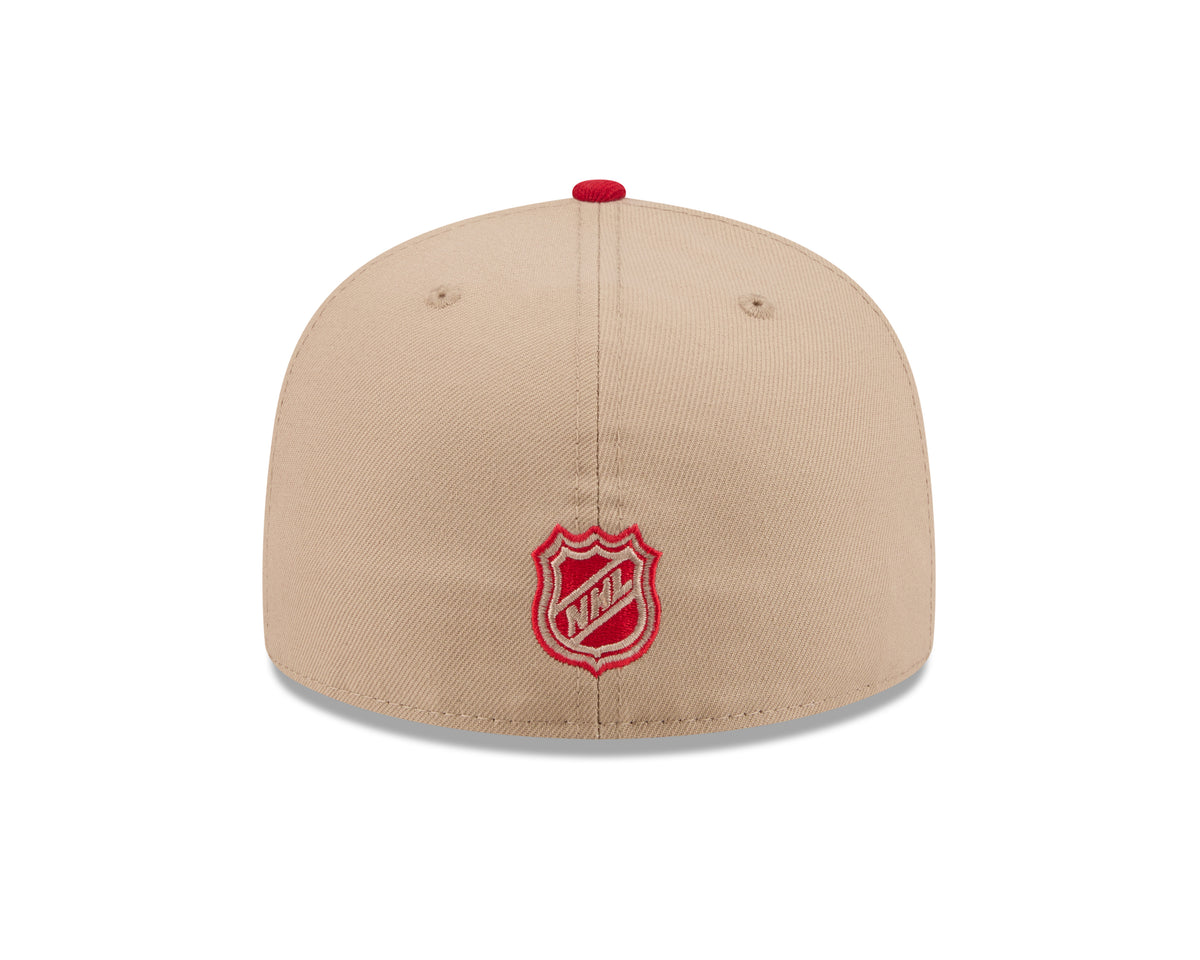 Montreal Canadiens NHL New Era Men's Beige/Red 59Fifty Camo Fitted Hat