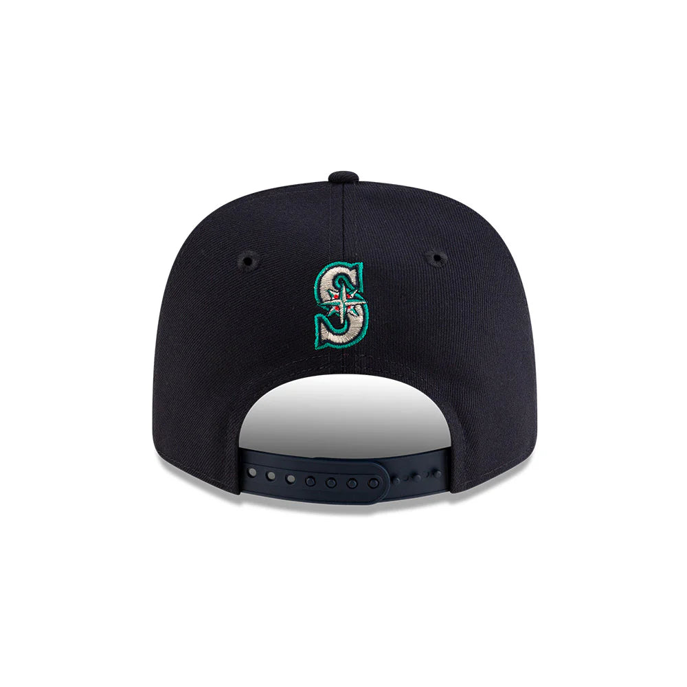Casquette snapback 9Seventy bleu marine New Era pour homme, modèle Ichiro Suzuki Hall of Fame 2025 des Seattle Mariners de la MLB