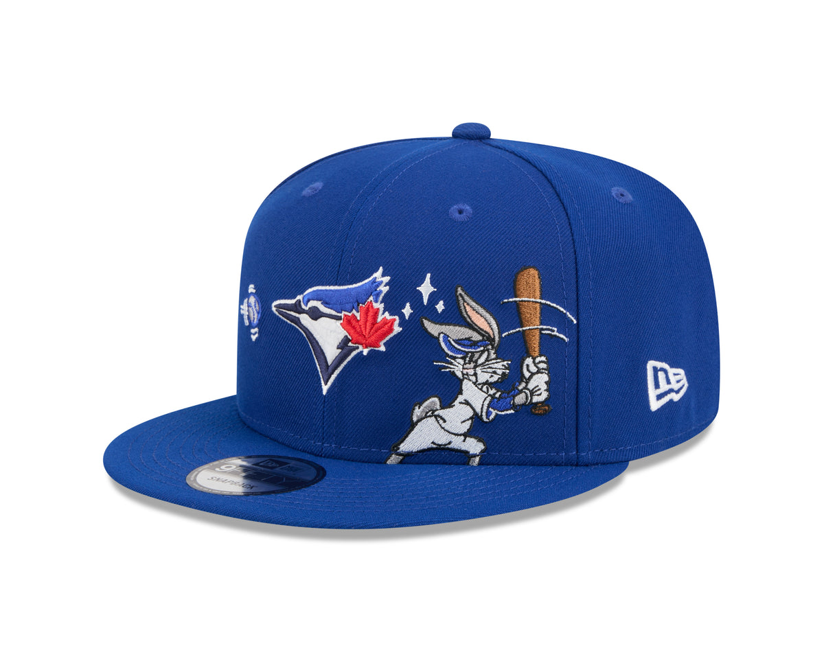 Toronto Blue Jays MLB New Era Men's 9Fifty Royal Looney Tunes Bugs Bunny Snapback Hat