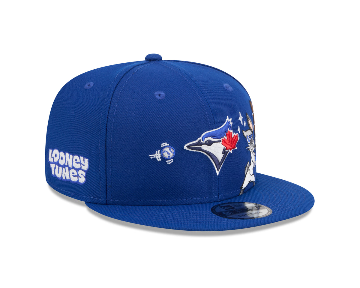 Toronto Blue Jays MLB New Era Men's 9Fifty Royal Looney Tunes Bugs Bunny Snapback Hat
