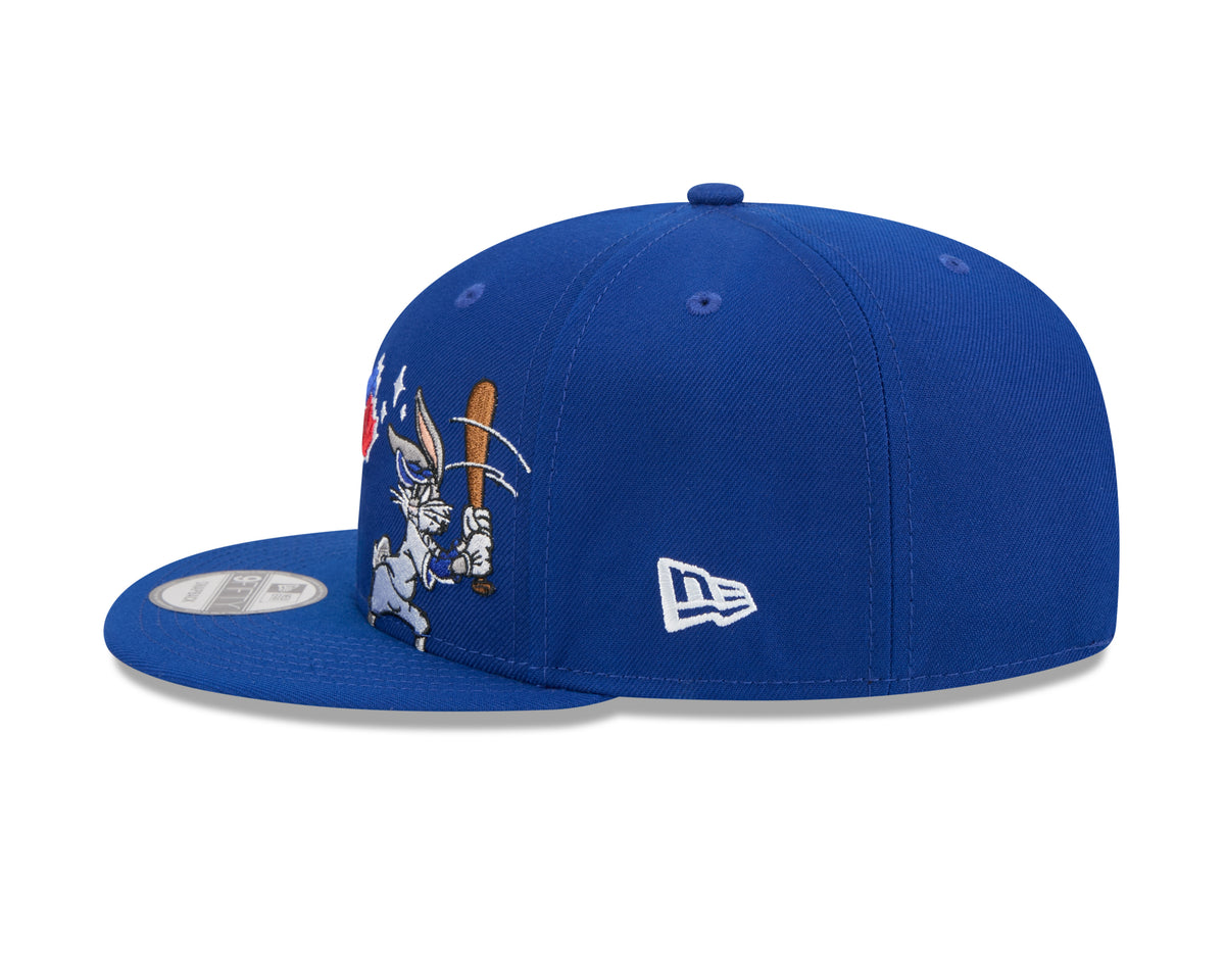 Toronto Blue Jays MLB New Era Men's 9Fifty Royal Looney Tunes Bugs Bunny Snapback Hat