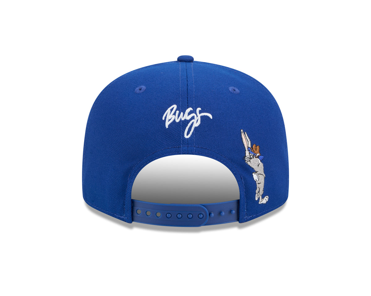 Toronto Blue Jays MLB New Era Men's 9Fifty Royal Looney Tunes Bugs Bunny Snapback Hat