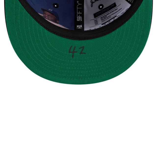 Casquette ajustée Toronto Blue Jays MLB New Era pour homme, bleu roi, 59Fifty, édition Journée Jackie Robinson 2026, avec écusson latéral