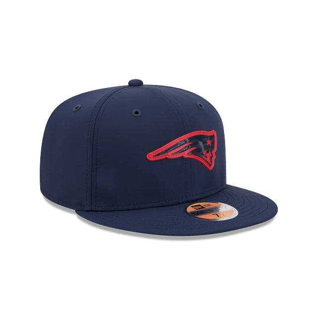 New England Patriots NFL New Era Men's Navy 59Fifty 2026 Sideline Fitted Hat