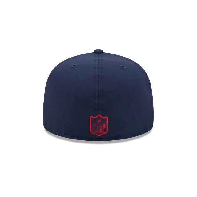 New England Patriots NFL New Era Men's Navy 59Fifty 2026 Sideline Fitted Hat