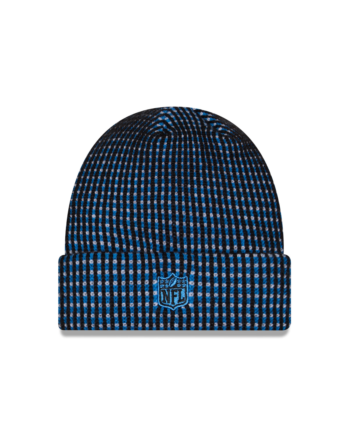 Detroit Lions NFL New Era Men's Black 2026 Sideline Cold Weather Cuffed Knit Beanie Hat