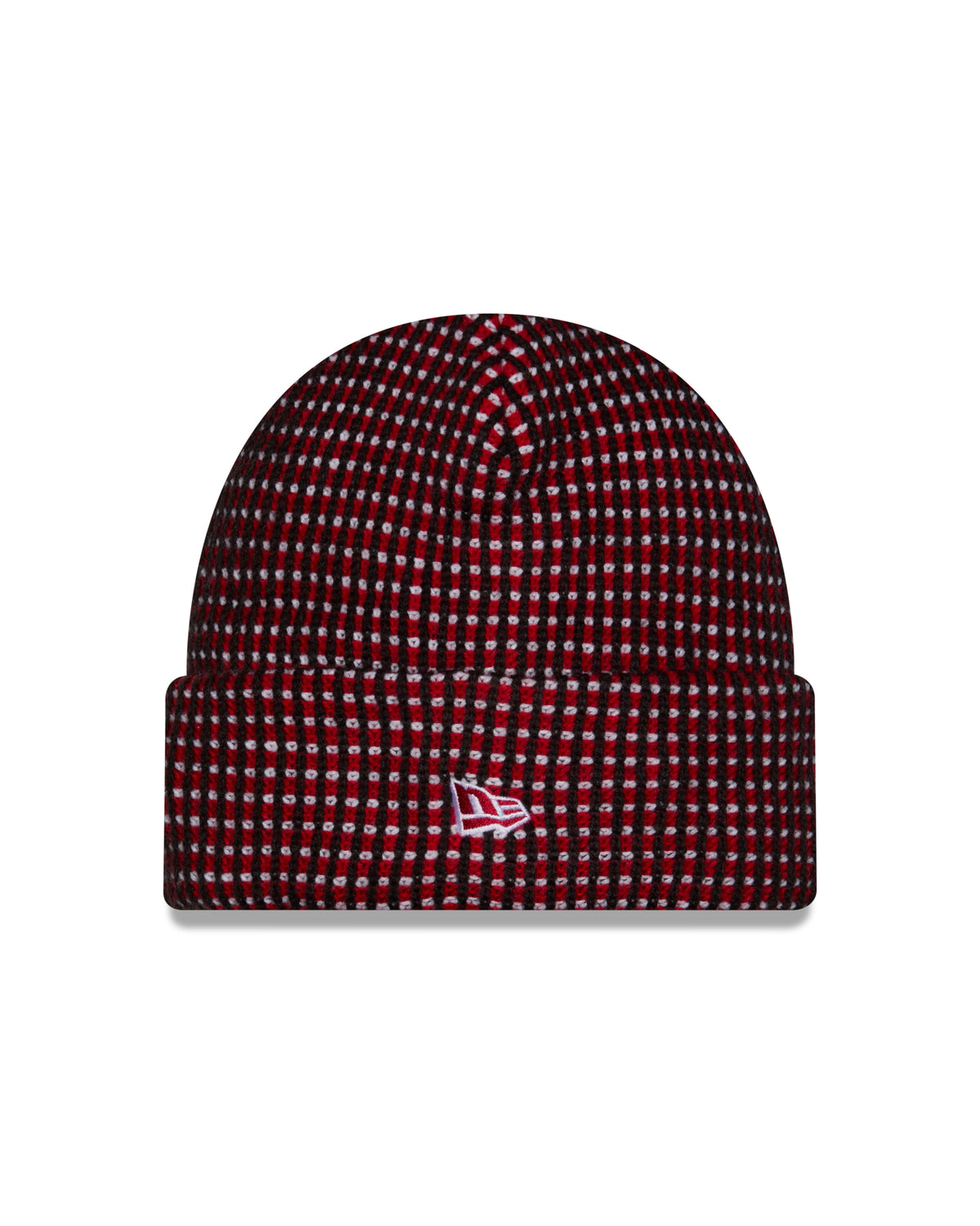 San Francisco 49ers NFL New Era Men's Red 2026 Sideline Cold Weather Cuffed Knit Beanie