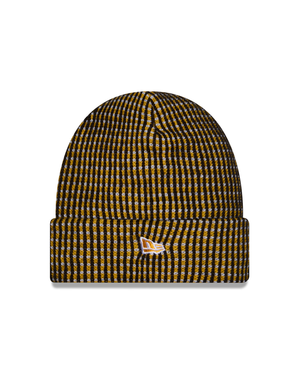Pittsburgh Steelers NFL New Era Men's Yellow 2026 Sideline Cold Weather Cuffed Knit Beanie Hat
