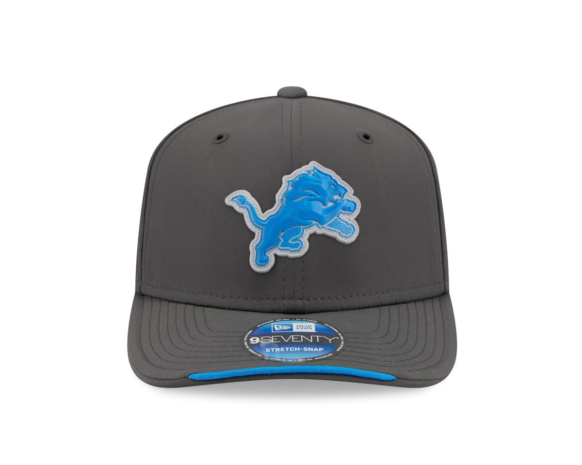 Detroit Lions NFL New Era Men's Charcoal 9Seventy 2026 Sideline Cold Weather Stretch Snapback