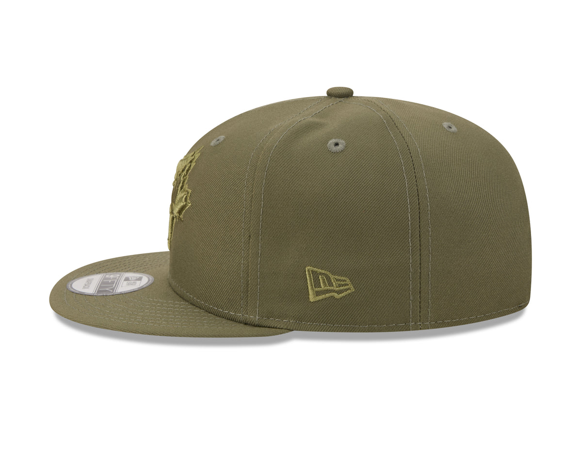 Toronto Blue Jays MLB New Era Men's Olive 9Fifty Color Pack Basic Snapback Hat
