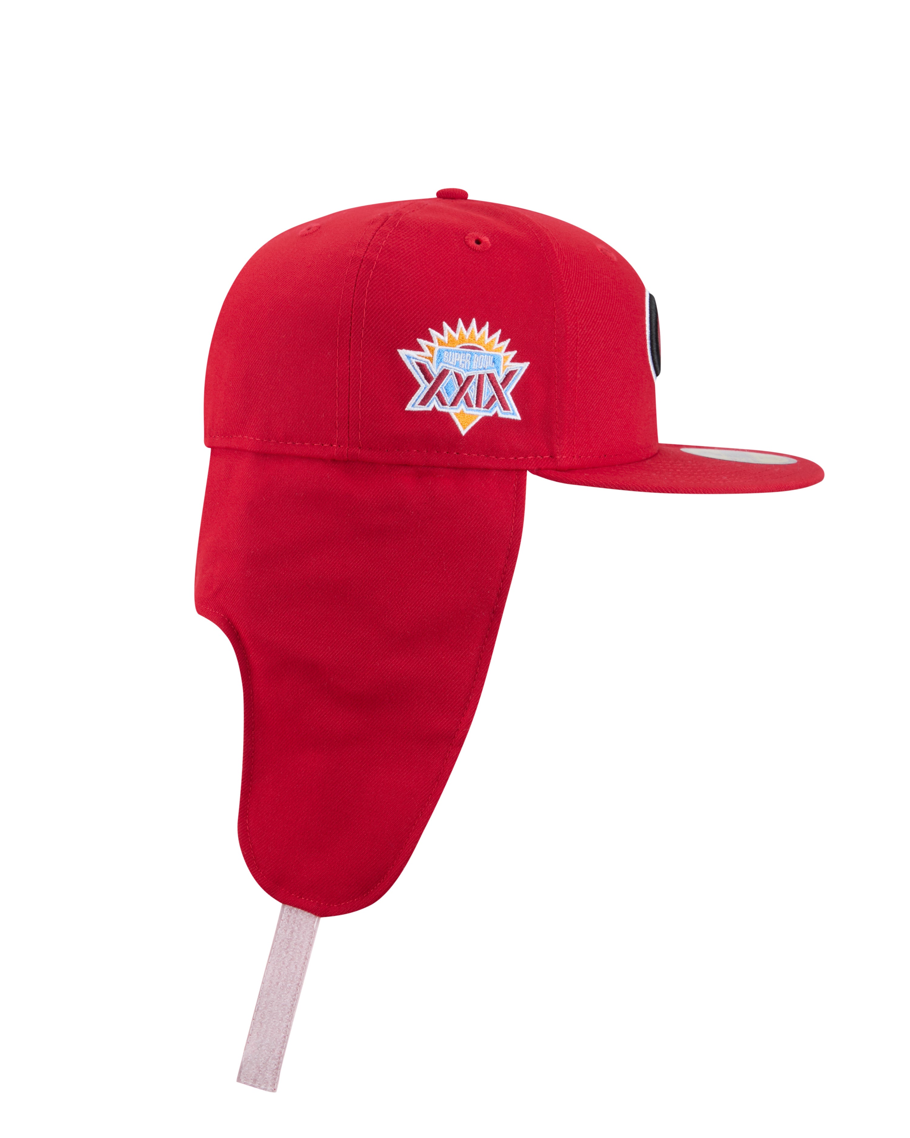 San Francisco 49ers NFL New Era Men's Red 59Fifty Dog Ear Plaid Fitted Hat