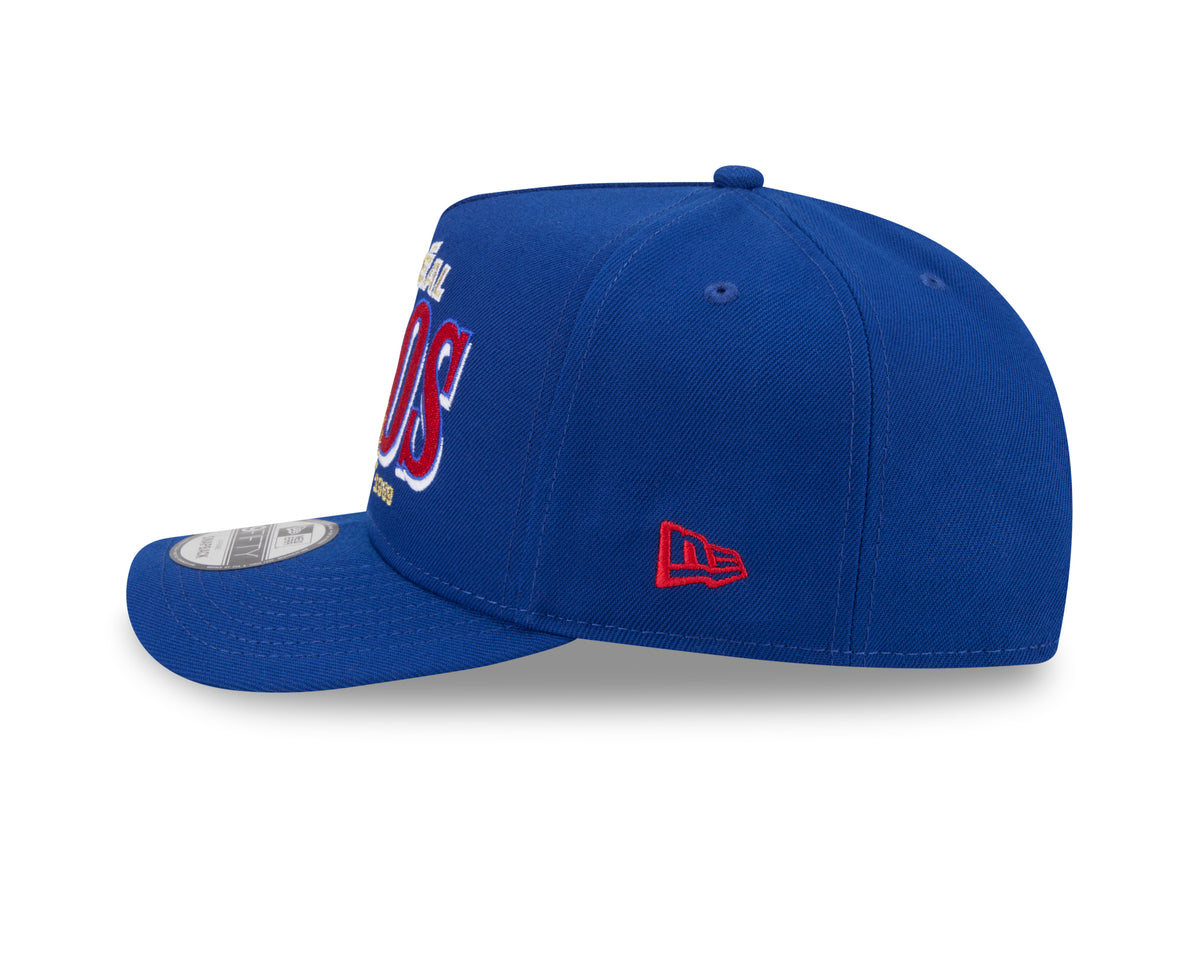Montreal Expos MLB New Era Men's Royal 9Fifty A-Frame Laurel Snapback