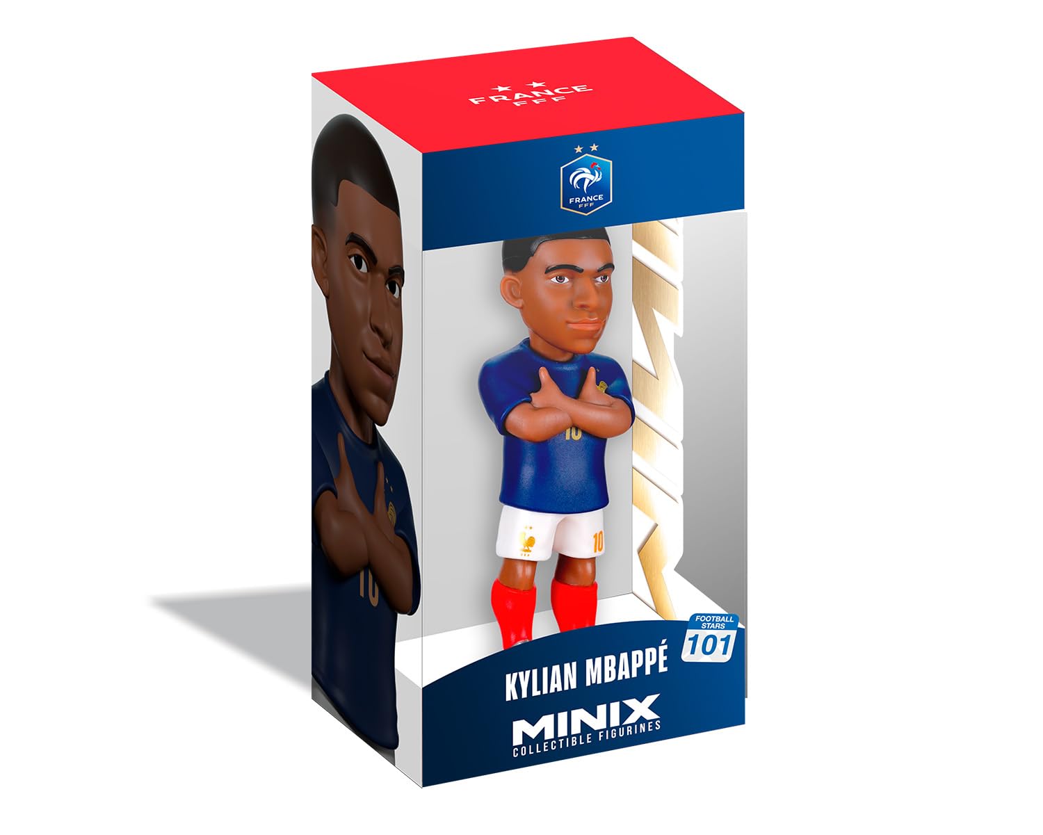 Kylian Mbappé France FFF FIFA Minix Collectible Football Stars Figurines #101