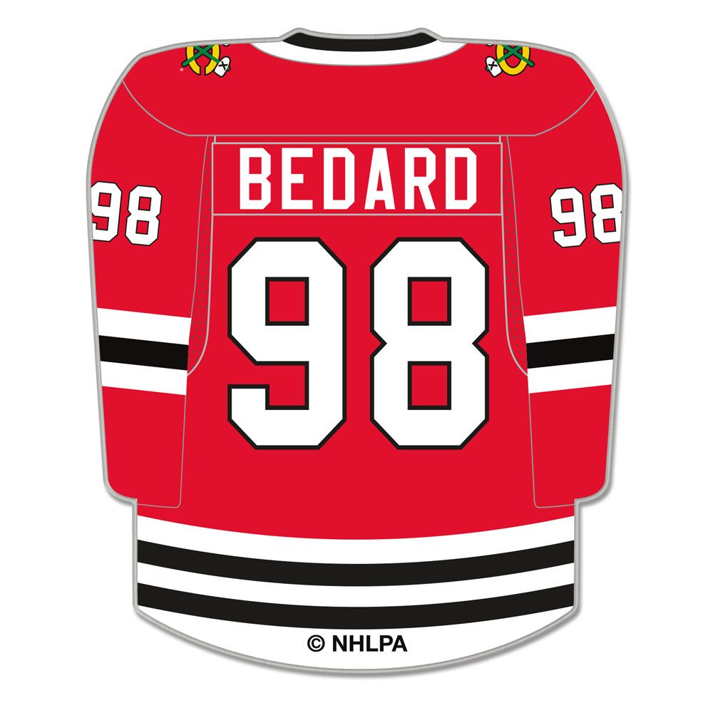 Connor Bedard Chicago Blackhawks NHL WinCraft Collector Émail Pin