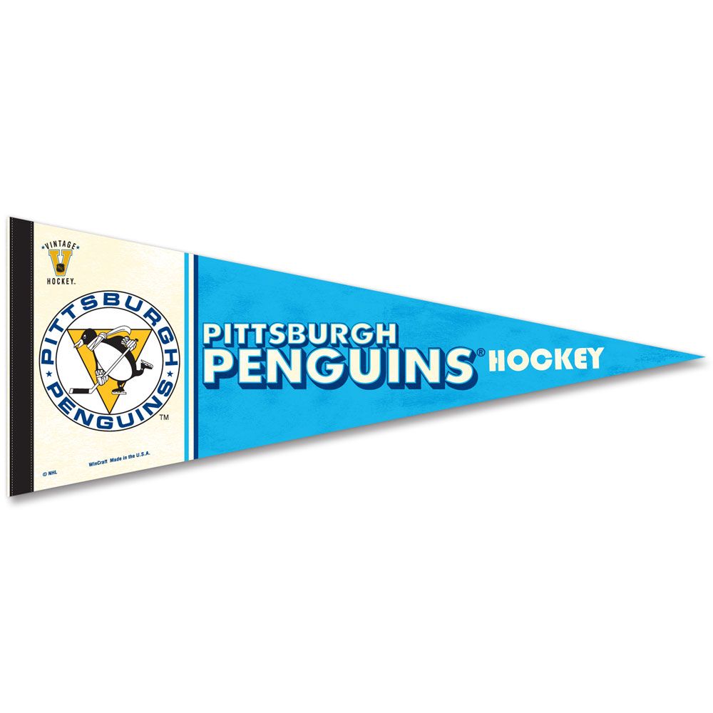 Pittsburgh Penguins NHL WinCraft 12"x30" Vintage Premium Pennant