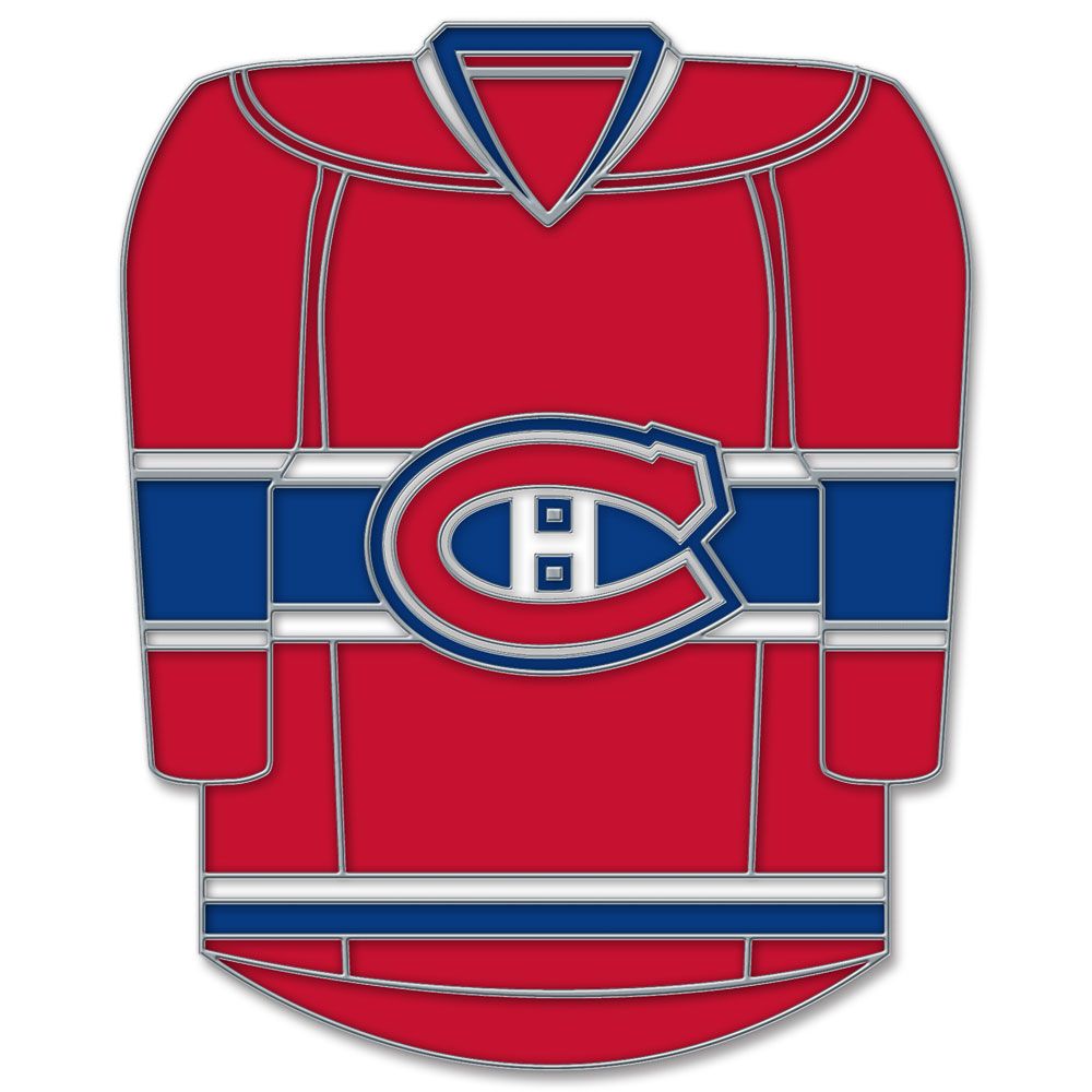 Épingle en émail de collectionneur d'uniforme WinCraft des Canadiens de Montréal LNH