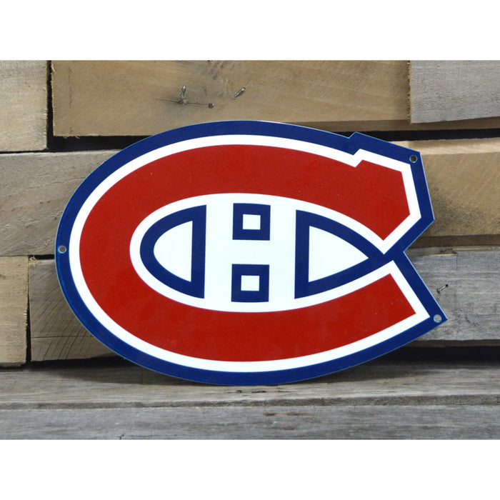 Montreal Canadiens NHL Team Logo 12" Spirit Size Steel Laser Cut Sign