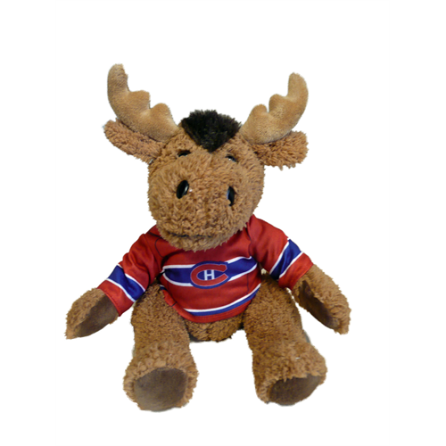 Moose Montreal Canadiens NHL Stuffed Animal House 10" Curly Gritter