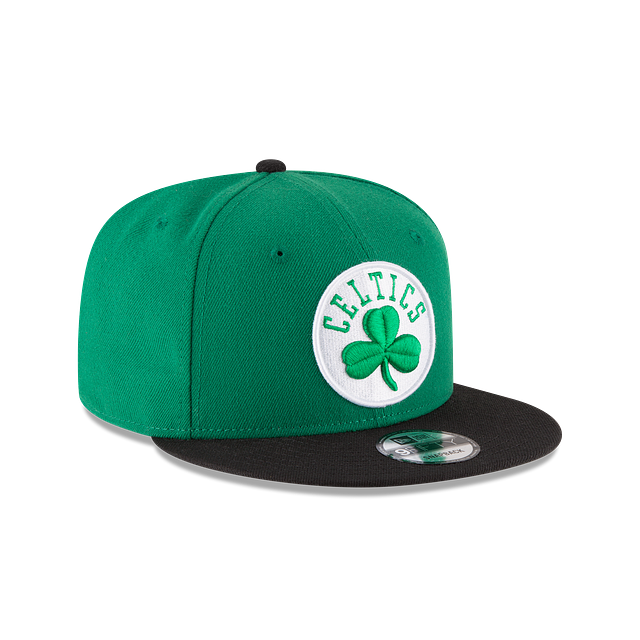 Boston Celtics NBA New Era pour hommes, vert/noir 9Fifty Two Tone Snapback