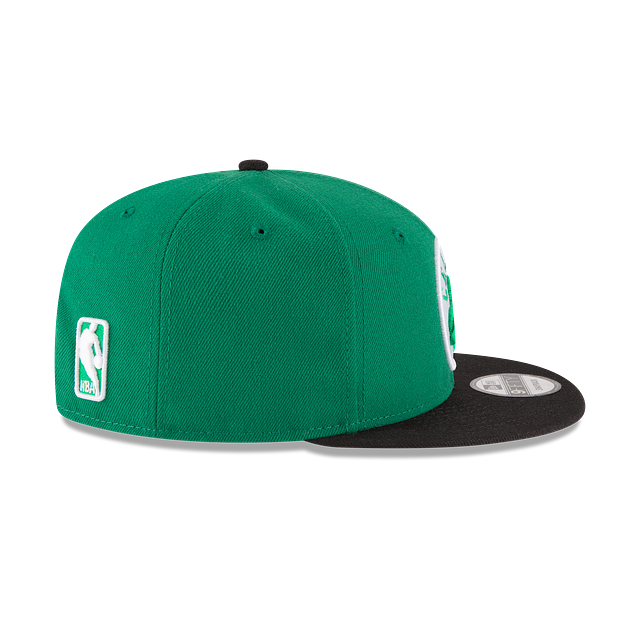 Boston Celtics NBA New Era pour hommes, vert/noir 9Fifty Two Tone Snapback