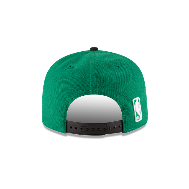 Boston Celtics NBA New Era pour hommes, vert/noir 9Fifty Two Tone Snapback