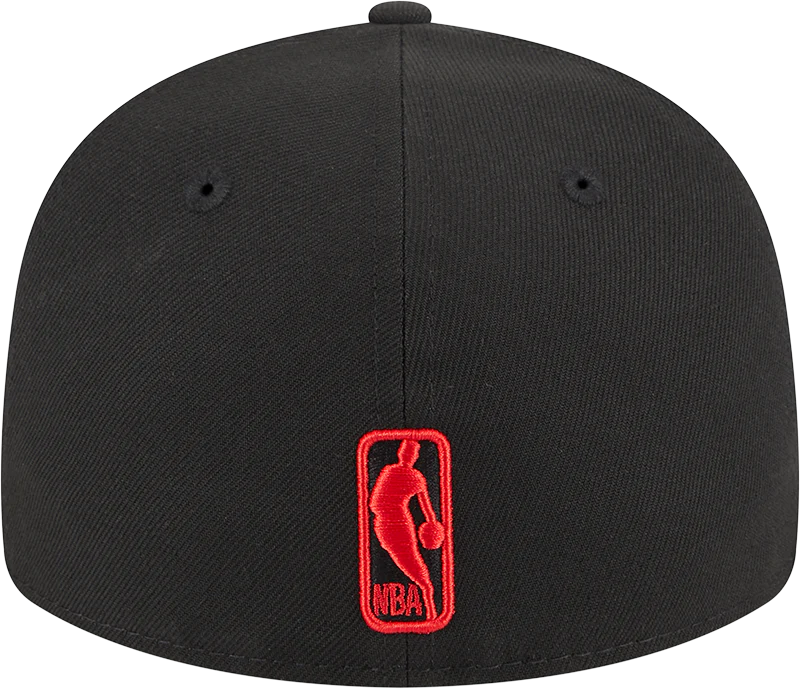 Toronto Raptors NBA New Era Men's Black 59Fifty Fitted Hat