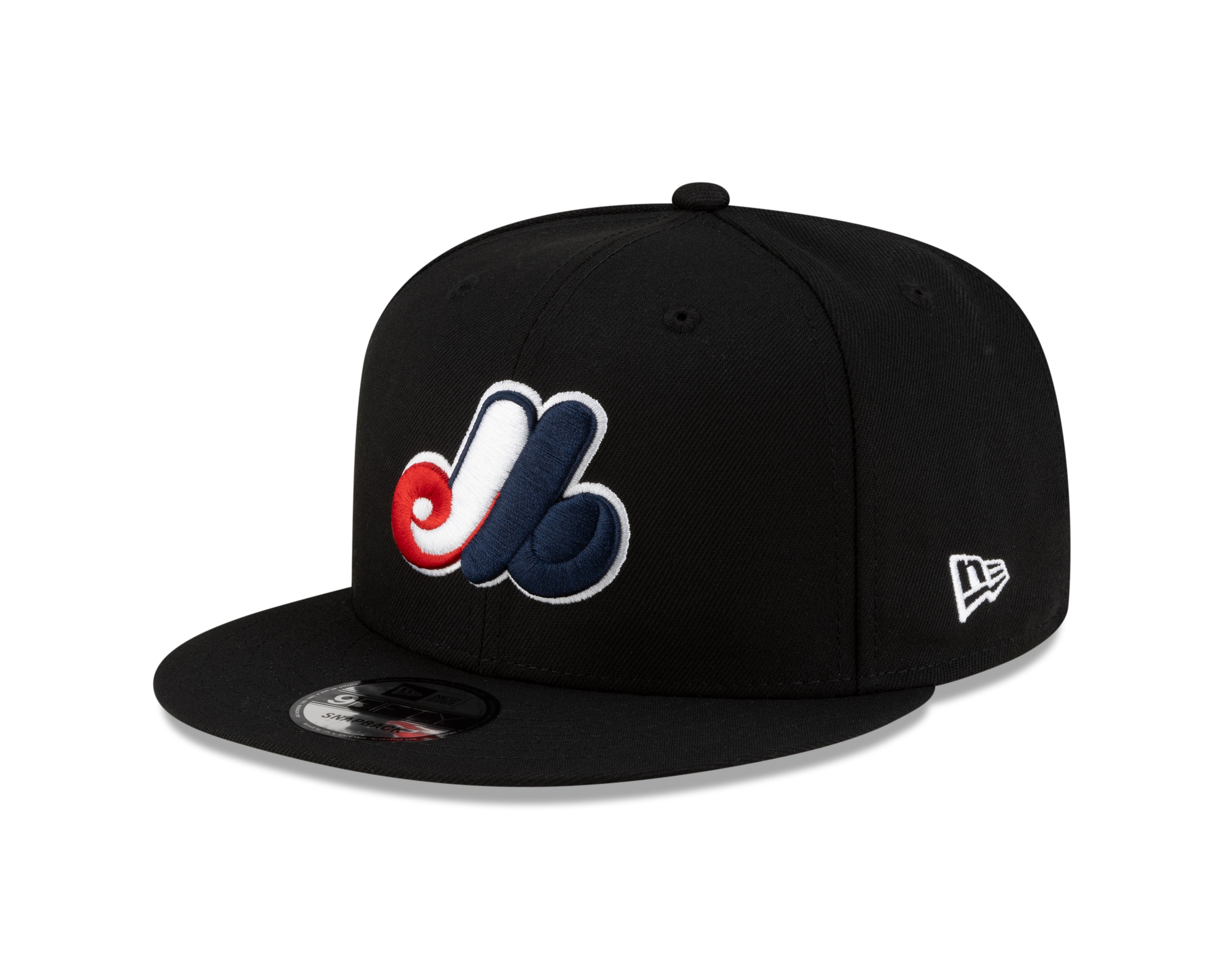 Montreal Expos MLB New Era Men's Black 9Fifty Cooperstown Snapback