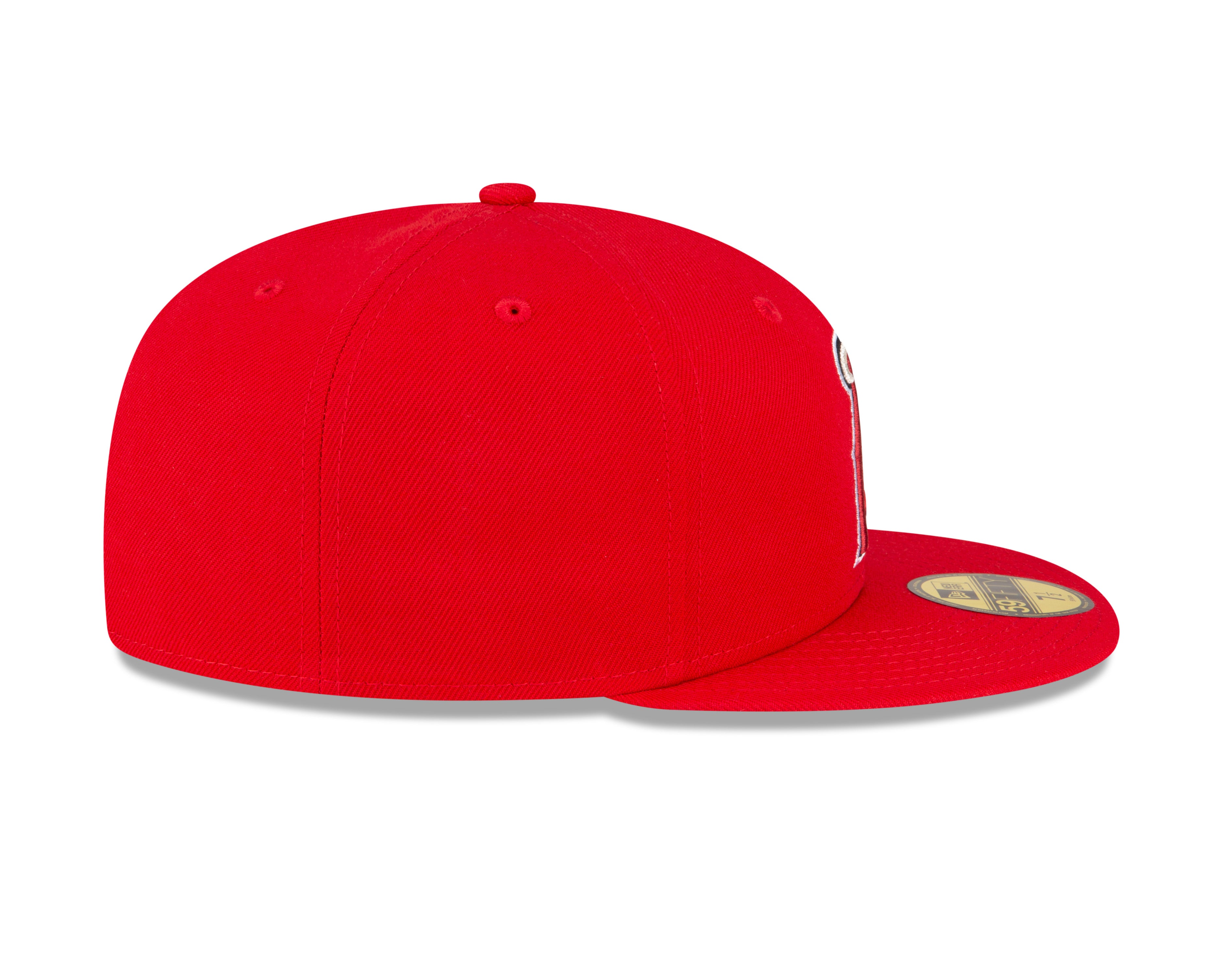 Los Angeles Angels MLB New Era Casquette ajustée 59Fifty Authentic Collection On Field pour hommes de coloris rouge 