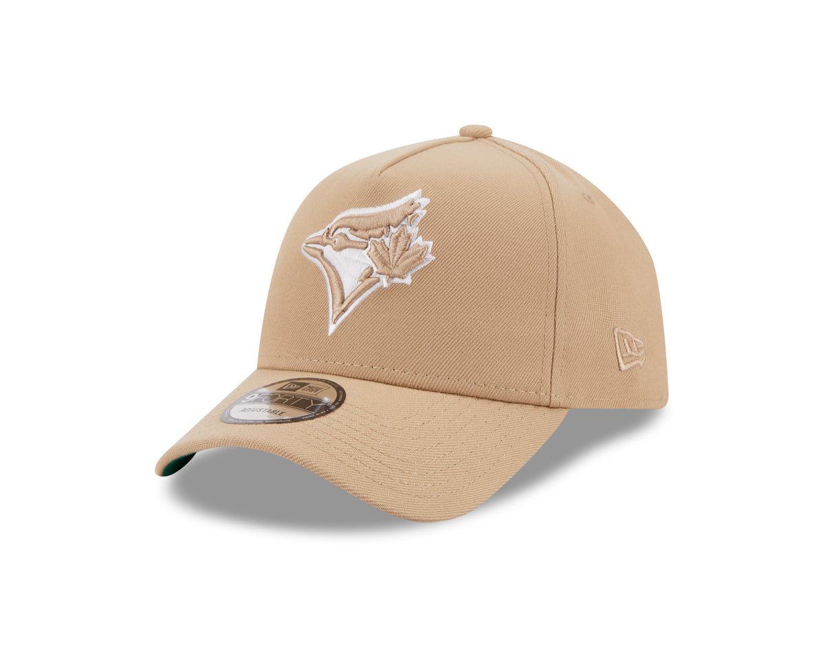 Toronto Blue Jays MLB New Era Men's Sand/White 9Forty A-Frame Snapback