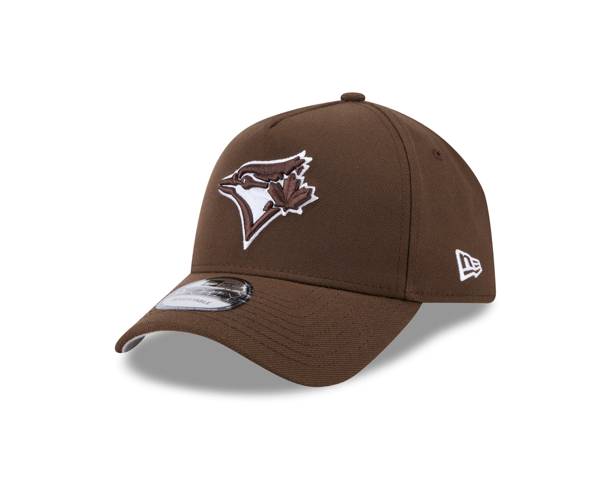 Toronto Blue Jays MLB New Era Men's Brown 9Forty A-Frame Snapback Hat