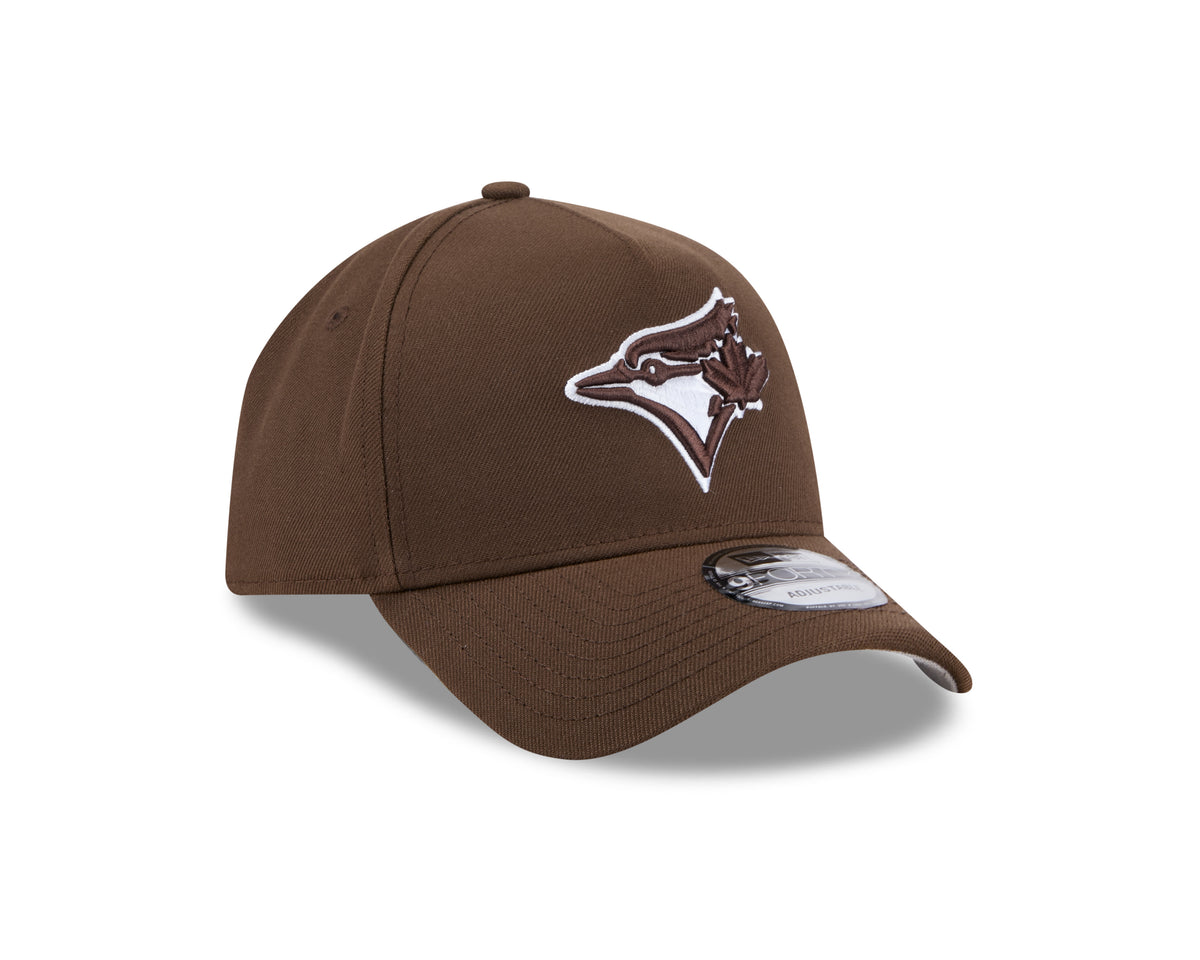 Toronto Blue Jays MLB New Era Men's Brown 9Forty A-Frame Snapback Hat