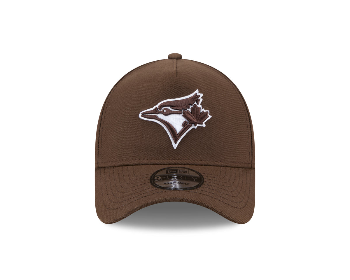 Toronto Blue Jays MLB New Era Men's Brown 9Forty A-Frame Snapback Hat