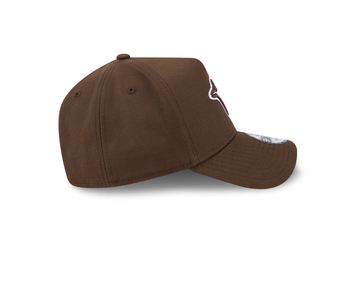 Toronto Blue Jays MLB New Era Men's Brown 9Forty A-Frame Snapback Hat