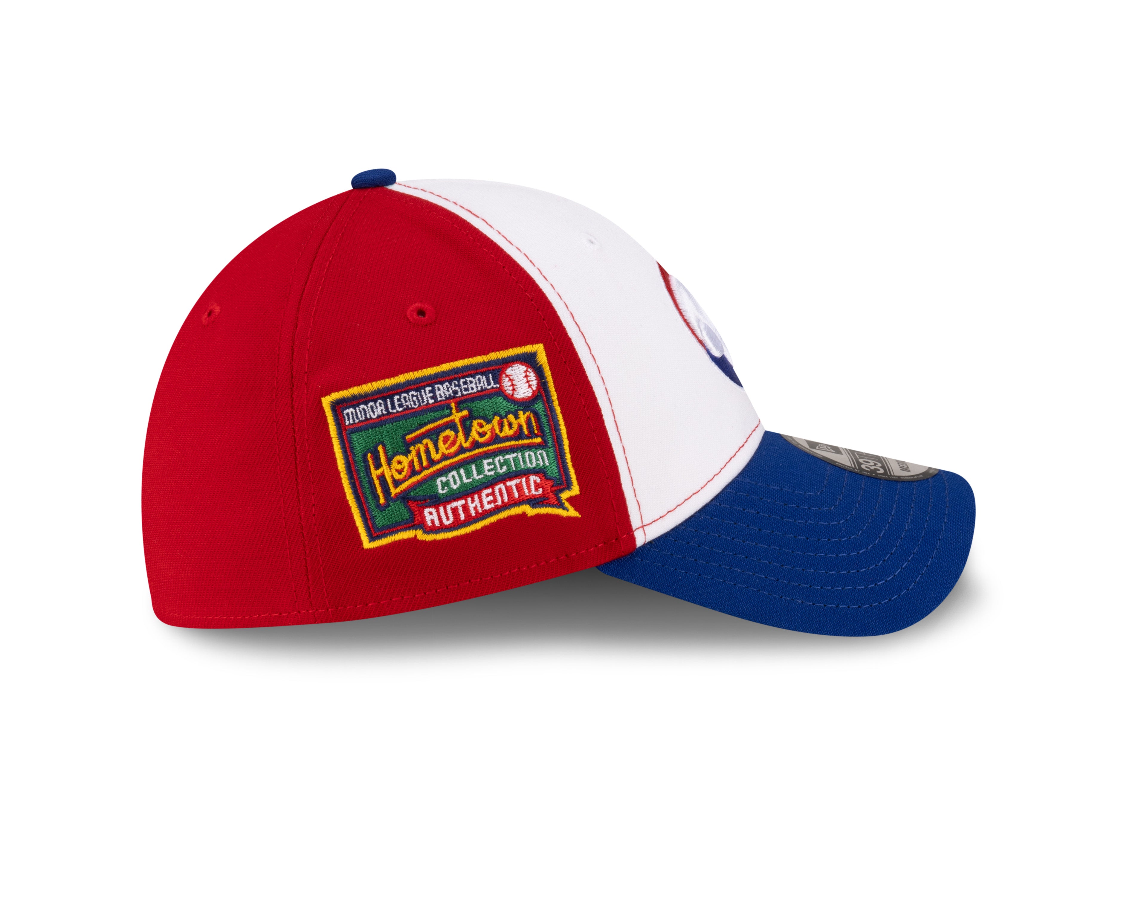 Casquette extensible tricolore 39Thirty Hometown Collection MiLB New Era pour hommes de Winnipeg Whips