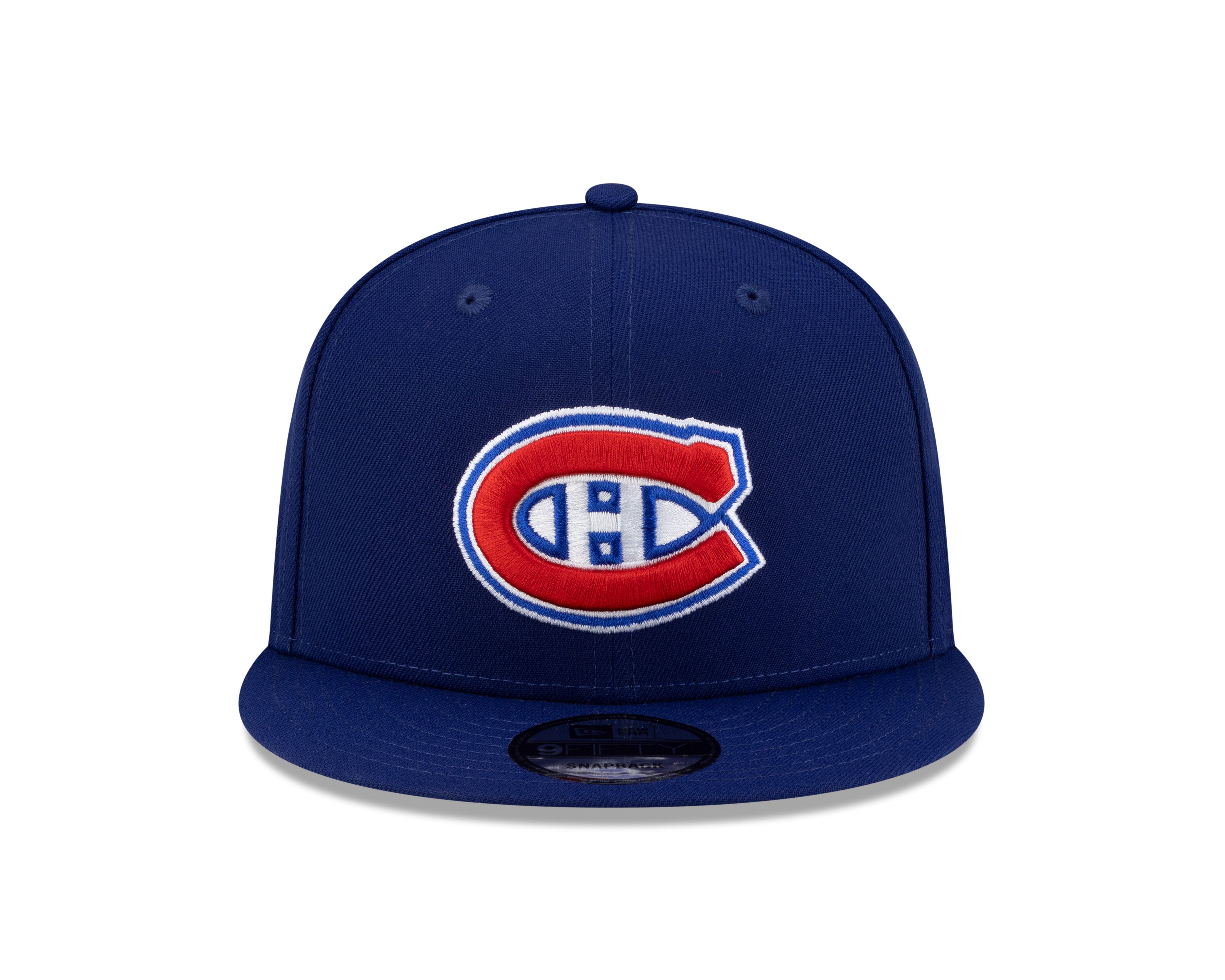 Casquette Snapback 9Fifty Basic bleu royal pour homme des Canadiens de Montréal de la LNH de New Era
