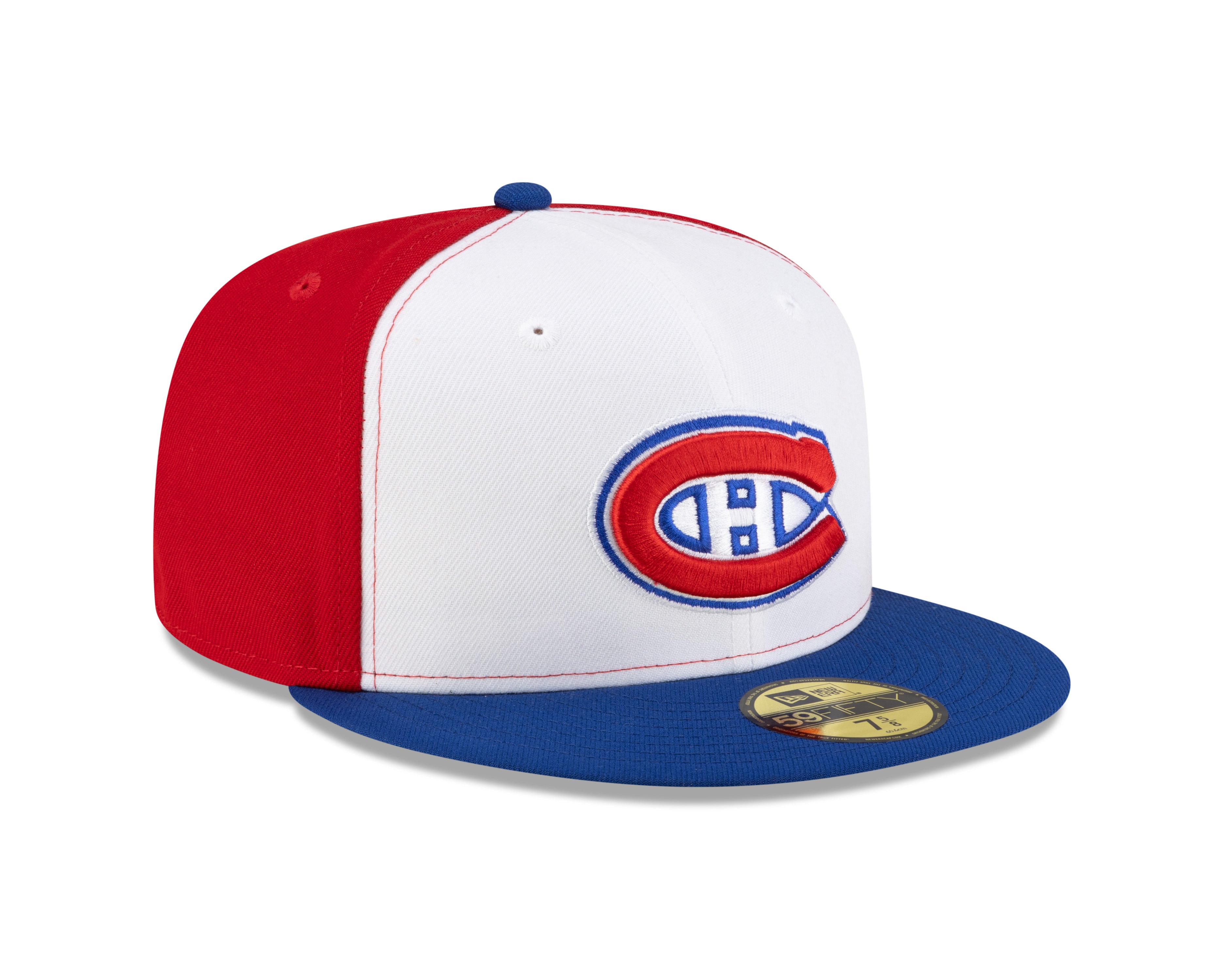 Montreal Canadiens NHL New Era Men's Tricolor 59Fifty Fitted Hat