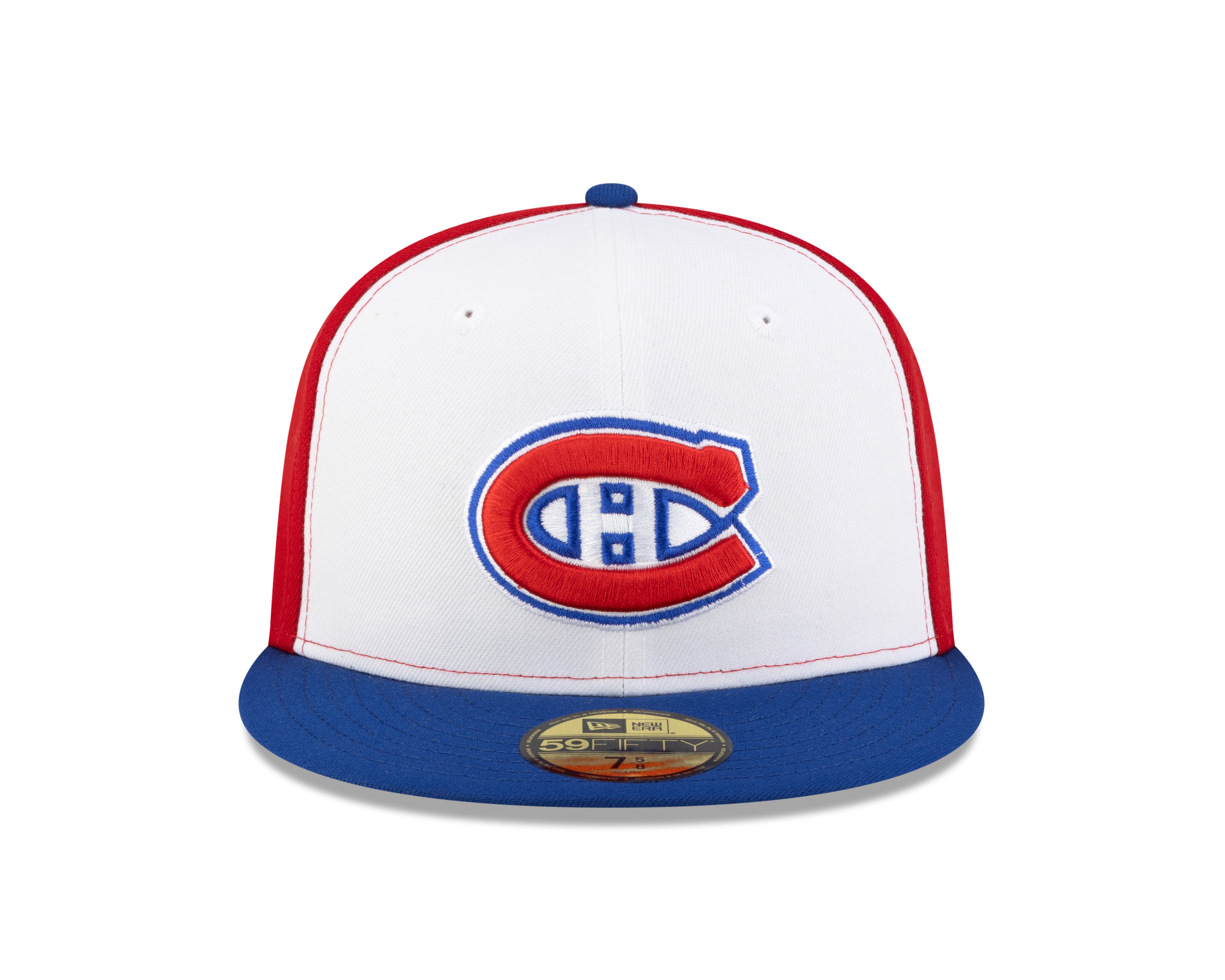 Montreal Canadiens NHL New Era Men's Tricolor 59Fifty Fitted Hat