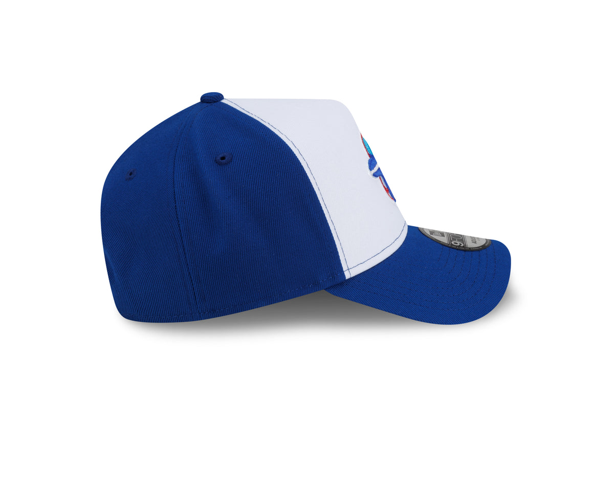 Toronto Blue Jays MLB New Era Men's Royal/White Cooperstown 9Forty A-Frame On Field Snapback Hat