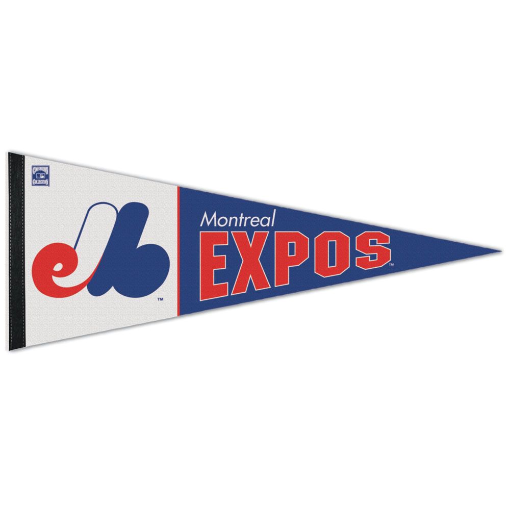 Expos de Montréal MLB WinCraft 12"x30" Fanion Premium Cooperstown