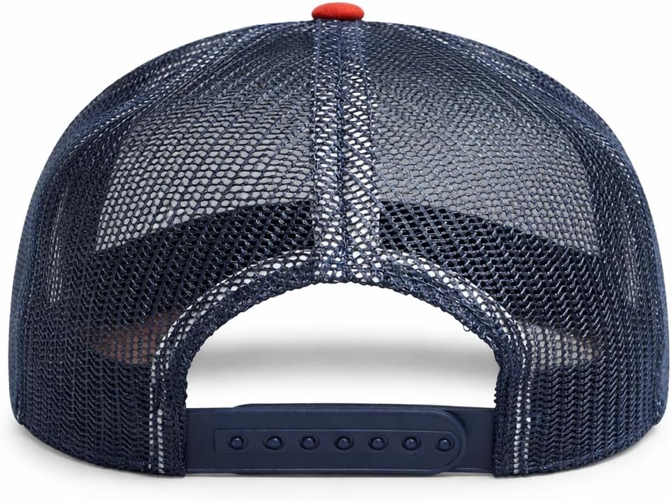 Montreal Canadiens NHL American Needle Men's Red/Navy Valin Mesh Back Trucker Snapback Hat