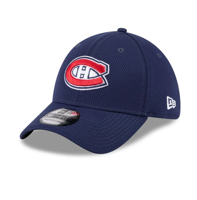 Montreal Canadiens NHL New Era Men's Royal Blue 39Thirty Team Classic Stretch Fit Hat